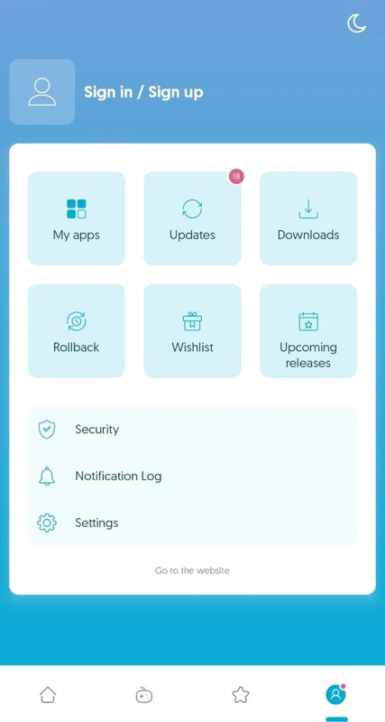 Uptodown App Store — skærmbillede 1