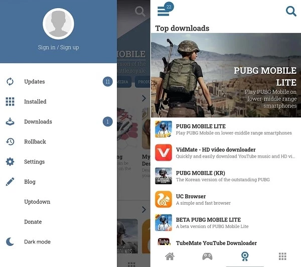 Uptodown App Store — skærmbillede 5